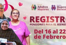 Del 16 al 22 de febrero se realiza el registro a las Pensiones Mujeres Bienestar y Adultos Mayores: Ariadna Montiel