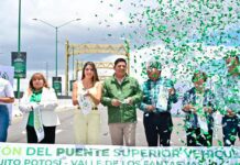Ricardo Gallardo refuerza movilidad metropolitana con nuevo mega puente vehícular