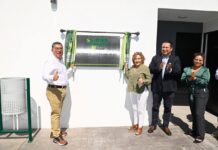 En colonia La Virgen, JM Navarro inaugura más obra social: Parque, purificadora y consultorio medico
