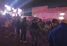 Policía de la Capital desactiva baile en el Barrio de Tlaxcala
